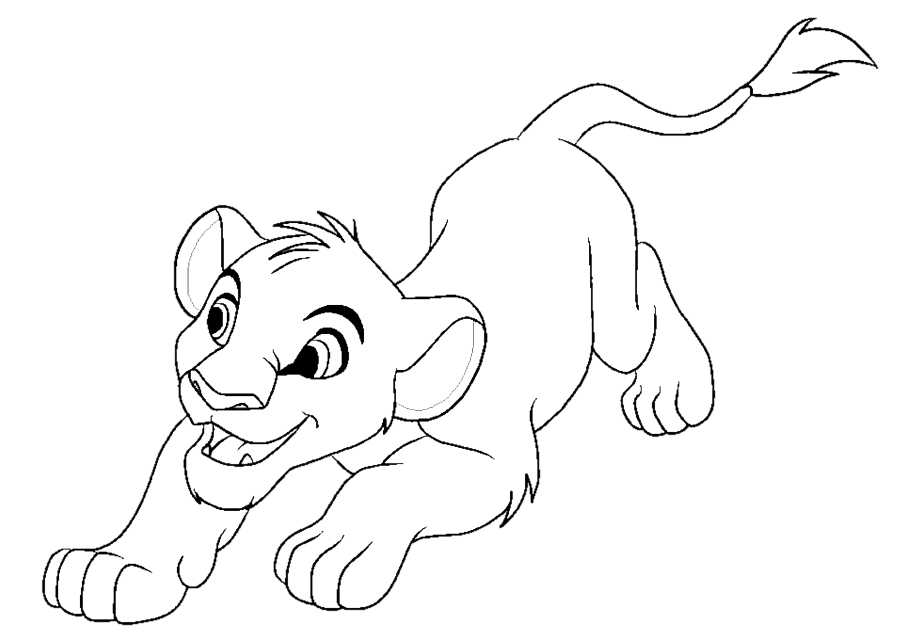 Lion cub Simba